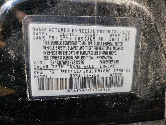 Photo 9 VIN: 3N1AB7APXEY312426 - NISSAN SENTRA 