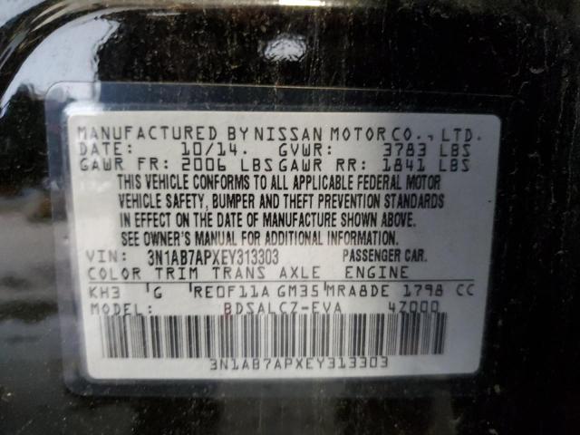 Photo 11 VIN: 3N1AB7APXEY313303 - NISSAN SENTRA S 