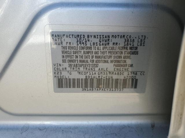 Photo 11 VIN: 3N1AB7APXEY313737 - NISSAN SENTRA S 