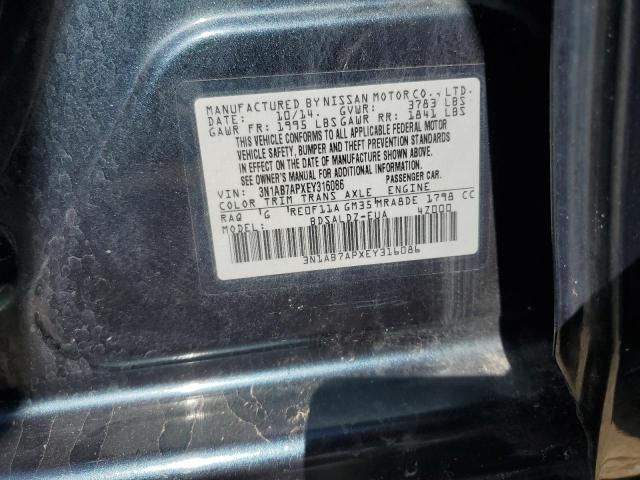 Photo 11 VIN: 3N1AB7APXEY316086 - NISSAN SENTRA S 