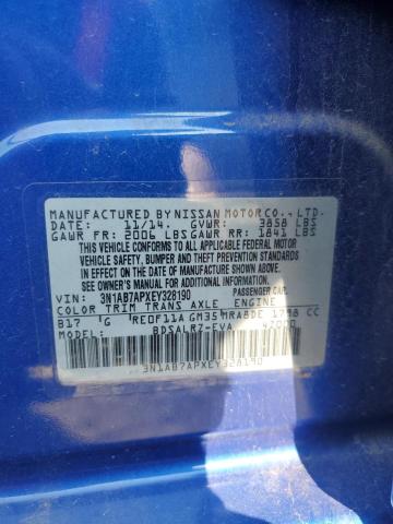 Photo 12 VIN: 3N1AB7APXEY328190 - NISSAN SENTRA S 