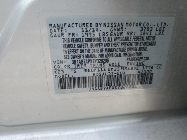 Photo 11 VIN: 3N1AB7APXEY328206 - NISSAN SENTRA S 