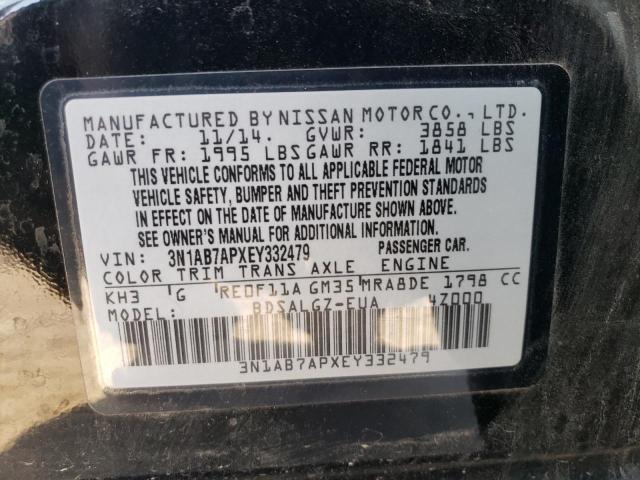 Photo 12 VIN: 3N1AB7APXEY332479 - NISSAN SENTRA S 