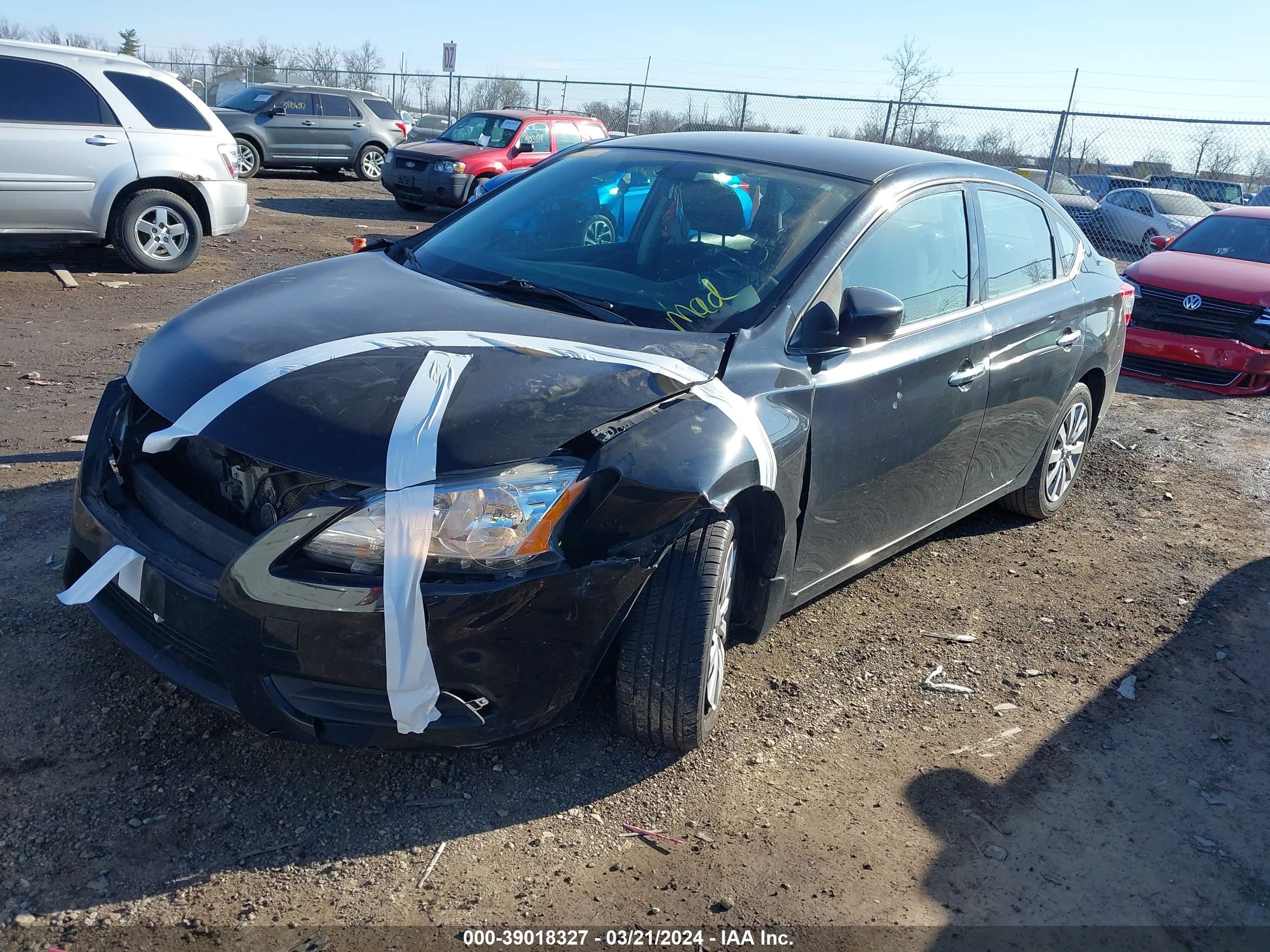 Photo 1 VIN: 3N1AB7APXEY335348 - NISSAN SENTRA 