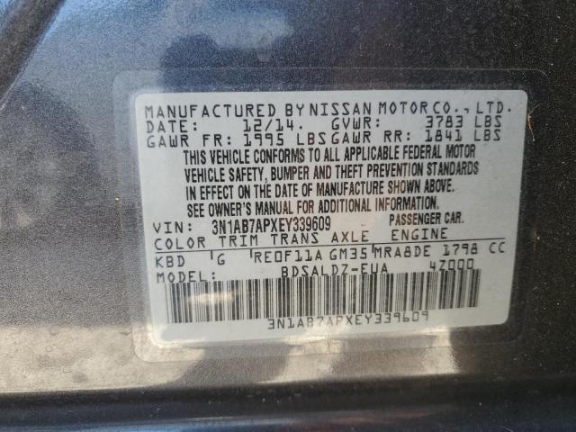 Photo 12 VIN: 3N1AB7APXEY339609 - NISSAN SENTRA S 