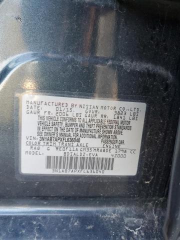 Photo 11 VIN: 3N1AB7APXFL636040 - NISSAN SENTRA S 