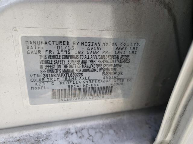 Photo 11 VIN: 3N1AB7APXFL639228 - NISSAN SENTRA 