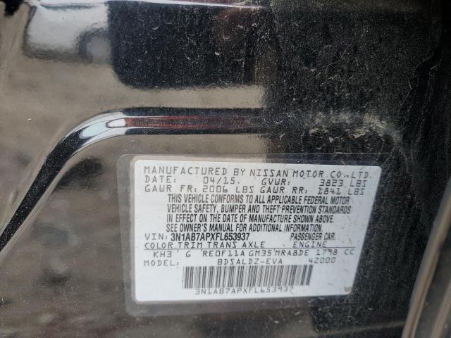 Photo 11 VIN: 3N1AB7APXFL653937 - NISSAN SENTRA S 