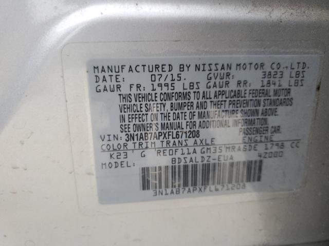 Photo 11 VIN: 3N1AB7APXFL671208 - NISSAN SENTRA 