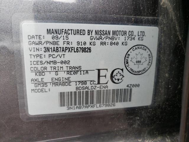 Photo 11 VIN: 3N1AB7APXFL679826 - NISSAN SENTRA 