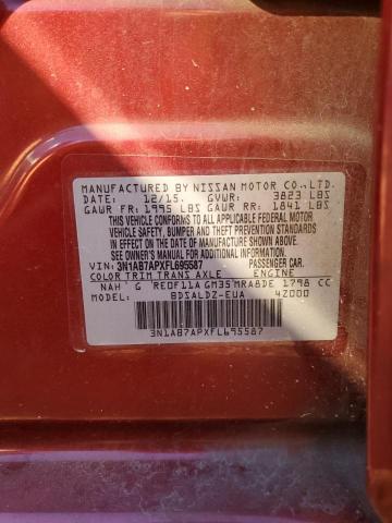 Photo 11 VIN: 3N1AB7APXFL695587 - NISSAN SENTRA 