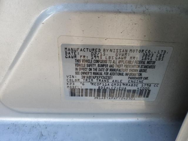 Photo 11 VIN: 3N1AB7APXFY242301 - NISSAN SENTRA 