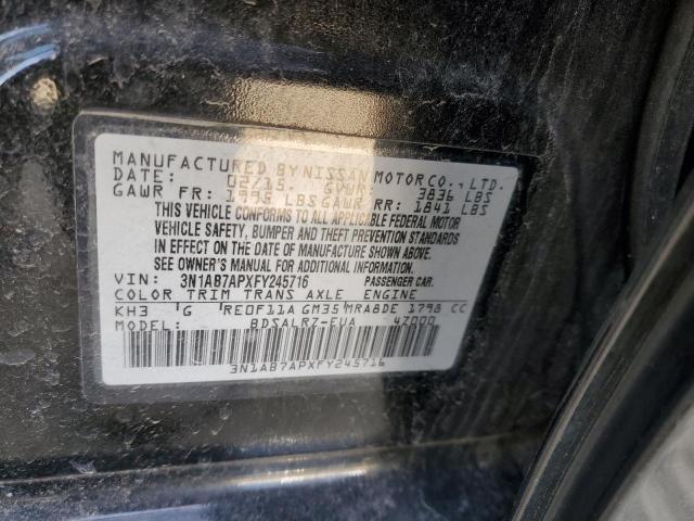 Photo 11 VIN: 3N1AB7APXFY245716 - NISSAN SENTRA S 