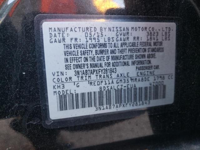 Photo 11 VIN: 3N1AB7APXFY281843 - NISSAN SENTRA 