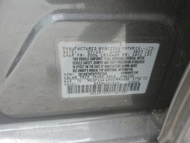 Photo 11 VIN: 3N1AB7APXFY307504 - NISSAN SENTRA 