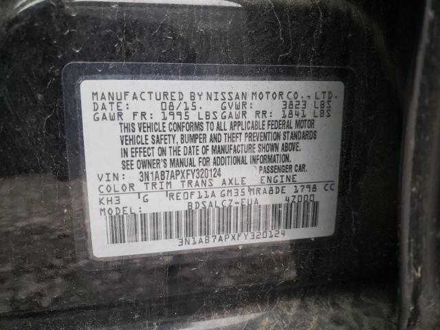 Photo 9 VIN: 3N1AB7APXFY320124 - NISSAN SENTRA 