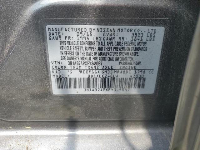 Photo 11 VIN: 3N1AB7APXFY349087 - NISSAN SENTRA 