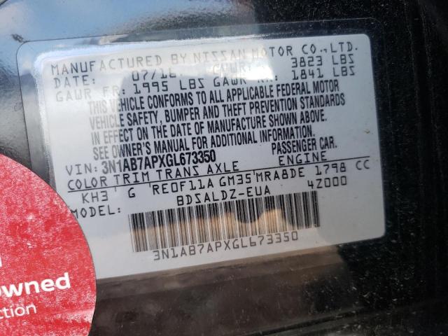 Photo 9 VIN: 3N1AB7APXGL673350 - NISSAN SENTRA S 