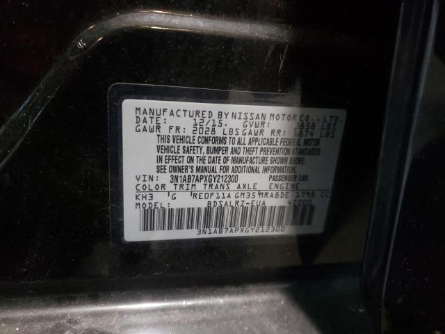 Photo 9 VIN: 3N1AB7APXGY212300 - NISSAN SENTRA S 