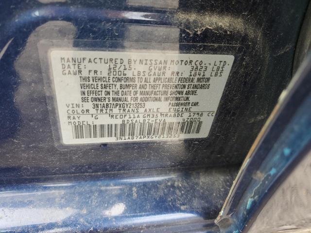 Photo 12 VIN: 3N1AB7APXGY213253 - NISSAN SENTRA 