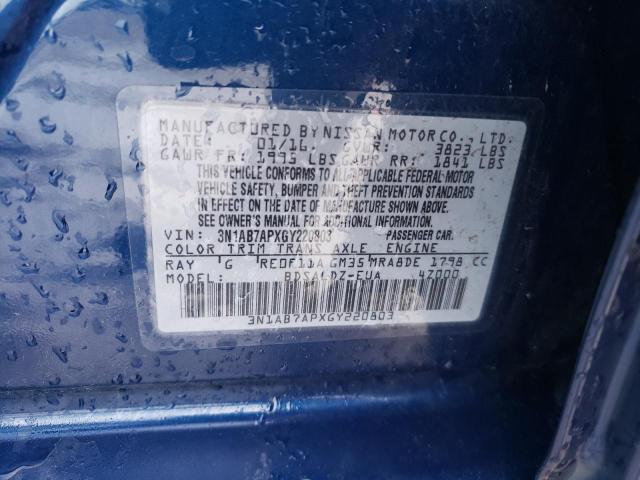 Photo 11 VIN: 3N1AB7APXGY220803 - NISSAN SENTRA 