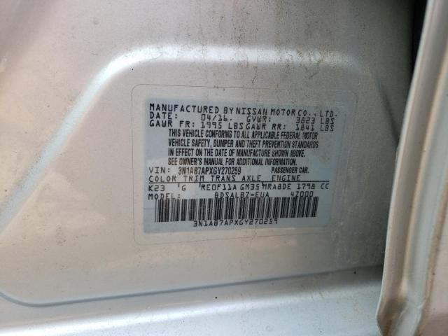 Photo 11 VIN: 3N1AB7APXGY270259 - NISSAN SENTRA S 