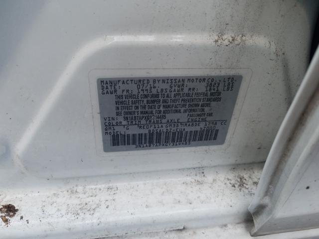 Photo 9 VIN: 3N1AB7APXGY314485 - NISSAN SENTRA S 