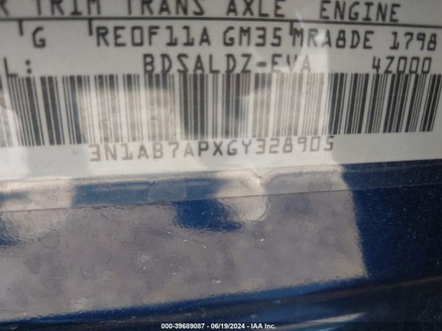 Photo 8 VIN: 3N1AB7APXGY328905 - NISSAN SENTRA 