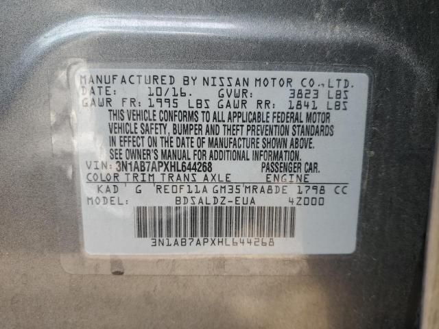 Photo 11 VIN: 3N1AB7APXHL644268 - NISSAN SENTRA 