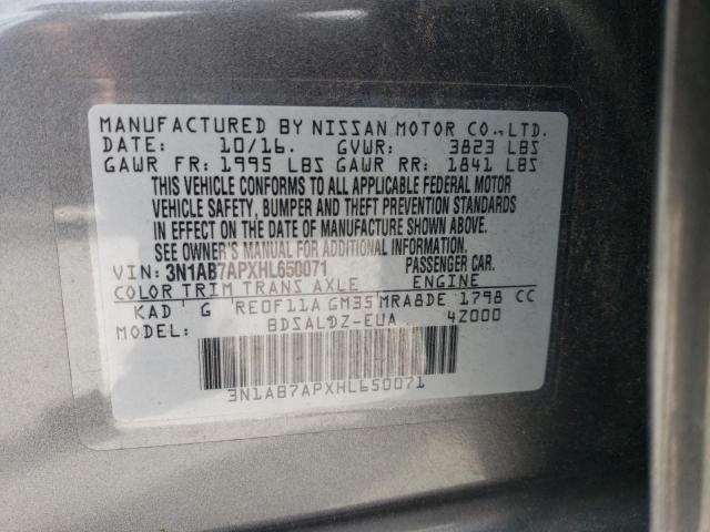 Photo 11 VIN: 3N1AB7APXHL650071 - NISSAN SENTRA 