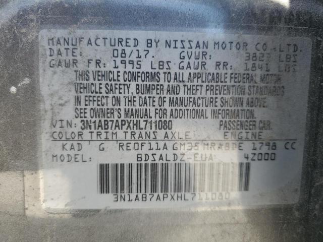 Photo 11 VIN: 3N1AB7APXHL711080 - NISSAN SENTRA 