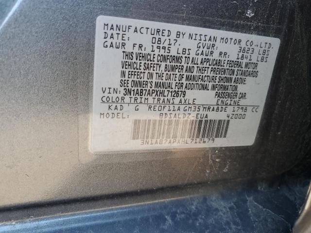 Photo 11 VIN: 3N1AB7APXHL712679 - NISSAN SENTRA S 