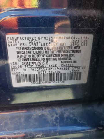 Photo 12 VIN: 3N1AB7APXHY213738 - NISSAN SENTRA S 