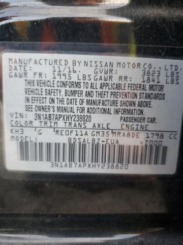 Photo 11 VIN: 3N1AB7APXHY238820 - NISSAN SENTRA 