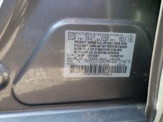 Photo 11 VIN: 3N1AB7APXHY255861 - NISSAN SENTRA S 