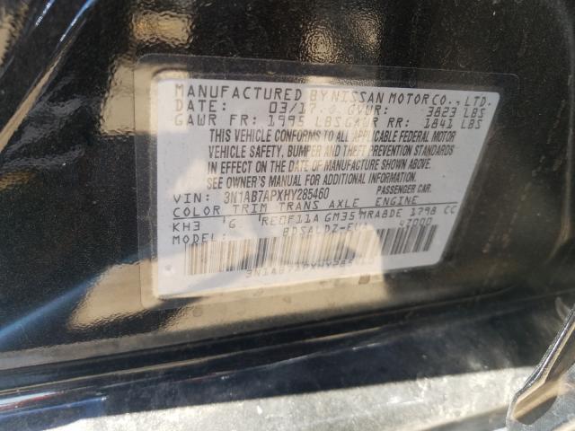 Photo 9 VIN: 3N1AB7APXHY285460 - NISSAN SENTRA S 