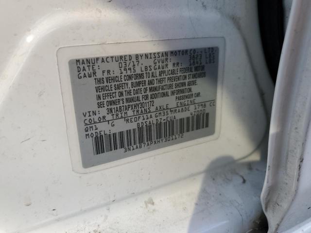 Photo 12 VIN: 3N1AB7APXHY301172 - NISSAN SENTRA S 