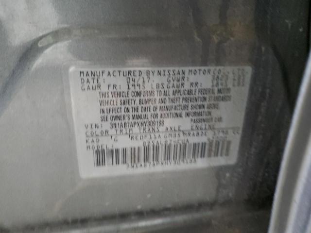 Photo 11 VIN: 3N1AB7APXHY309188 - NISSAN SENTRA 