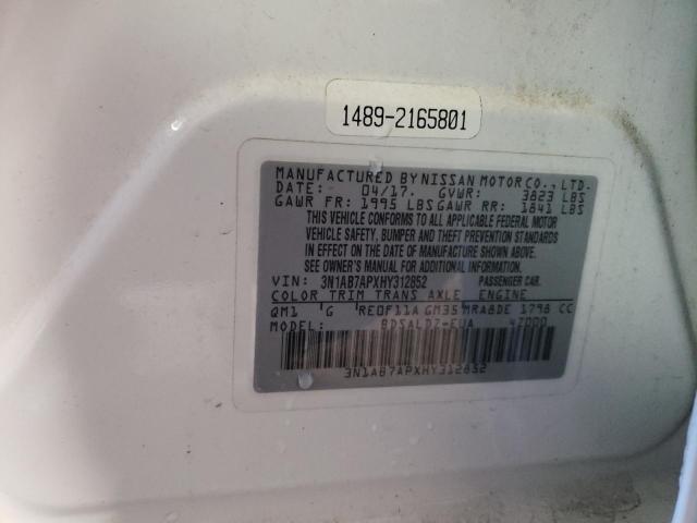 Photo 11 VIN: 3N1AB7APXHY312852 - NISSAN SENTRA 