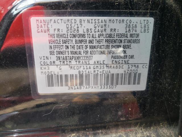 Photo 12 VIN: 3N1AB7APXHY333507 - NISSAN SENTRA S 