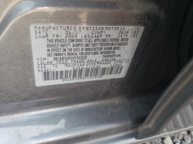 Photo 11 VIN: 3N1AB7APXHY343230 - NISSAN SENTRA 