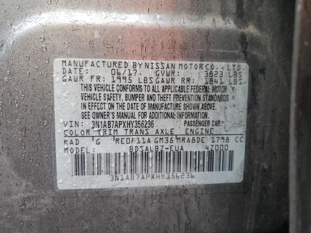 Photo 11 VIN: 3N1AB7APXHY356236 - NISSAN SENTRA 