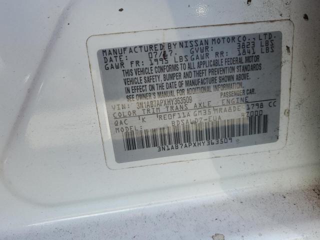 Photo 11 VIN: 3N1AB7APXHY363509 - NISSAN SENTRA S 