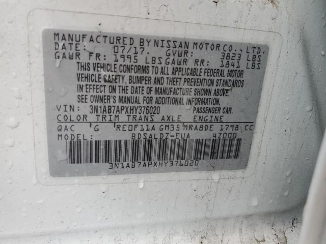 Photo 11 VIN: 3N1AB7APXHY376020 - NISSAN SENTRA S 