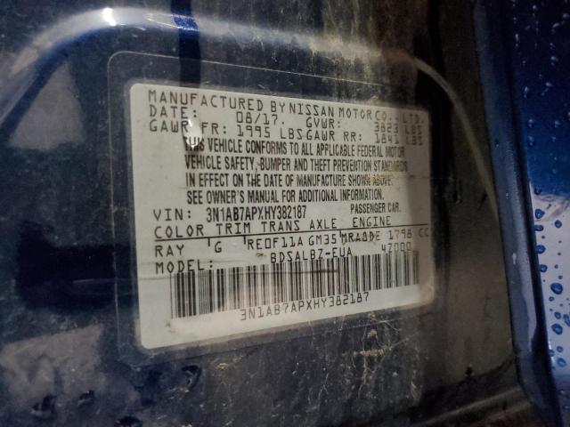 Photo 12 VIN: 3N1AB7APXHY382187 - NISSAN SENTRA 