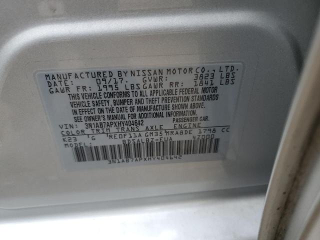 Photo 11 VIN: 3N1AB7APXHY404642 - NISSAN SENTRA 