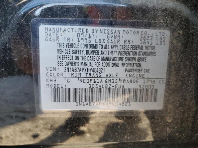 Photo 11 VIN: 3N1AB7APXHY404821 - NISSAN SENTRA 