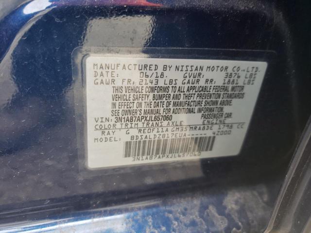 Photo 11 VIN: 3N1AB7APXJL657060 - NISSAN SENTRA 