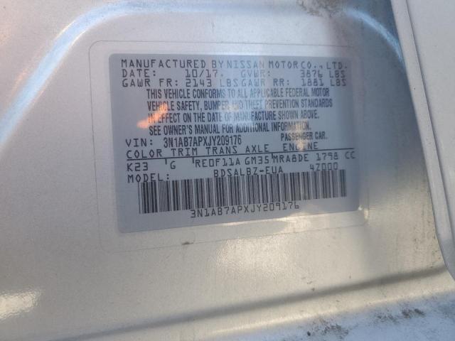 Photo 11 VIN: 3N1AB7APXJY209176 - NISSAN SENTRA 