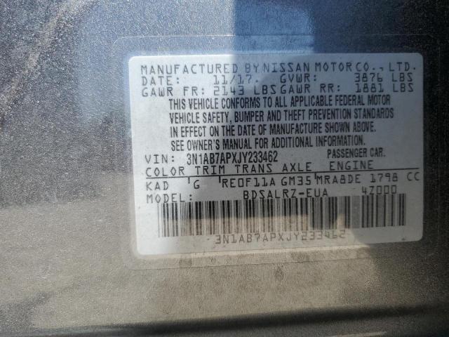 Photo 11 VIN: 3N1AB7APXJY233462 - NISSAN SENTRA 